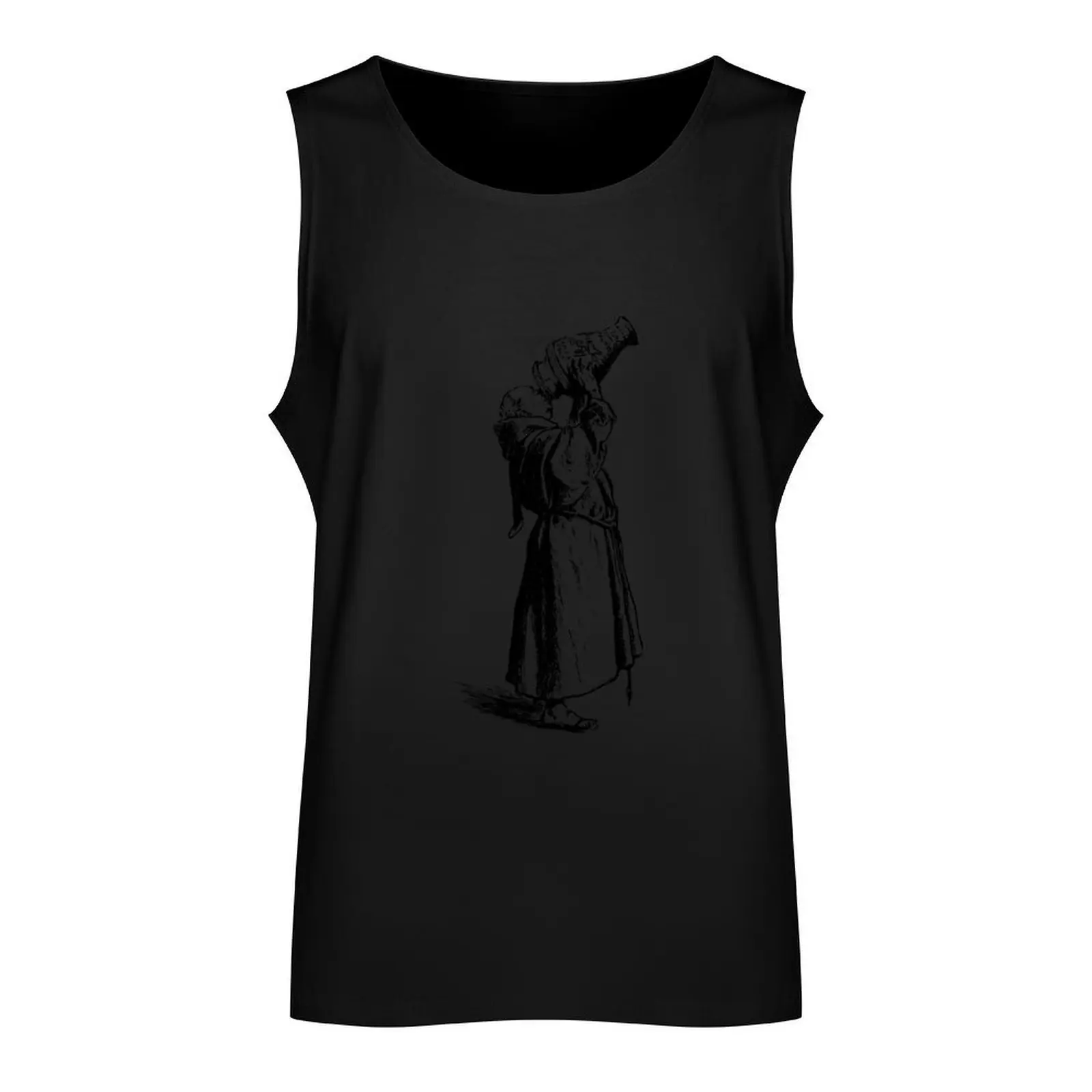 The Thirsty Monk Tank Top mens gym clothes Men's gym t-shirt