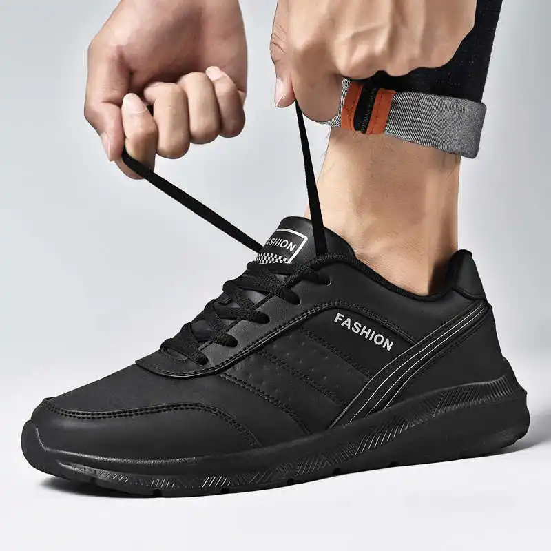 

Natural Leather Platform Gala Shoes Man Trainers High Quality Dress For Men Sneakers Sport What's Tenids Trend Casuals