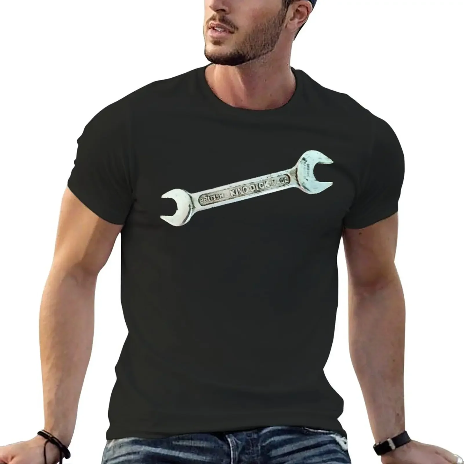 New King Dick Spanner Tool T-Shirt custom t shirt black t shirt mens t shirt graphic