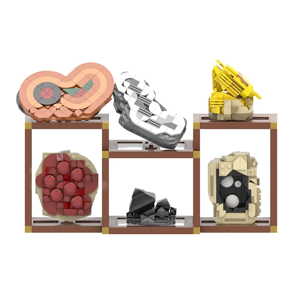 

MOC Crystal Display Stand Building Blocks Model Diversity Crystal Display Stand Decorate Bricks Assembly Toys Kid Birthday Gifts
