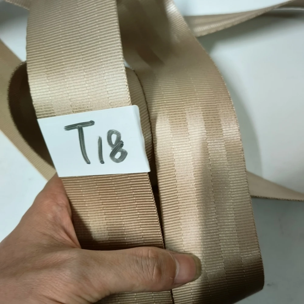 JOORMOM Thickened Beige Yellow（T18）3M-30M Car Seat Belt webbing Personalized Modification Seat Belt Webbing