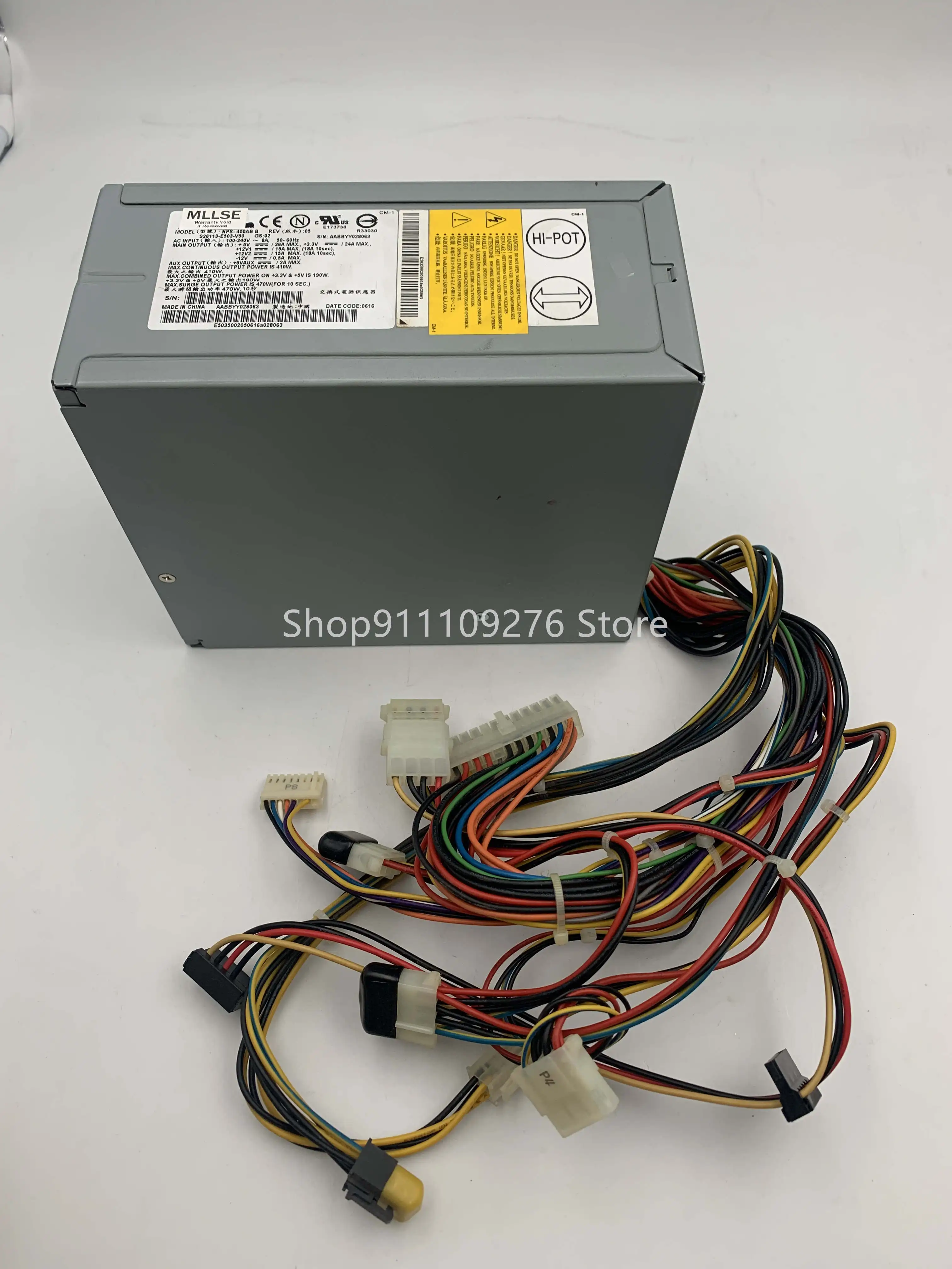 Original Disassembled PSU for Industrial computer power supply  NPS-400AB B   S26113-E503-V50   MAX 410W