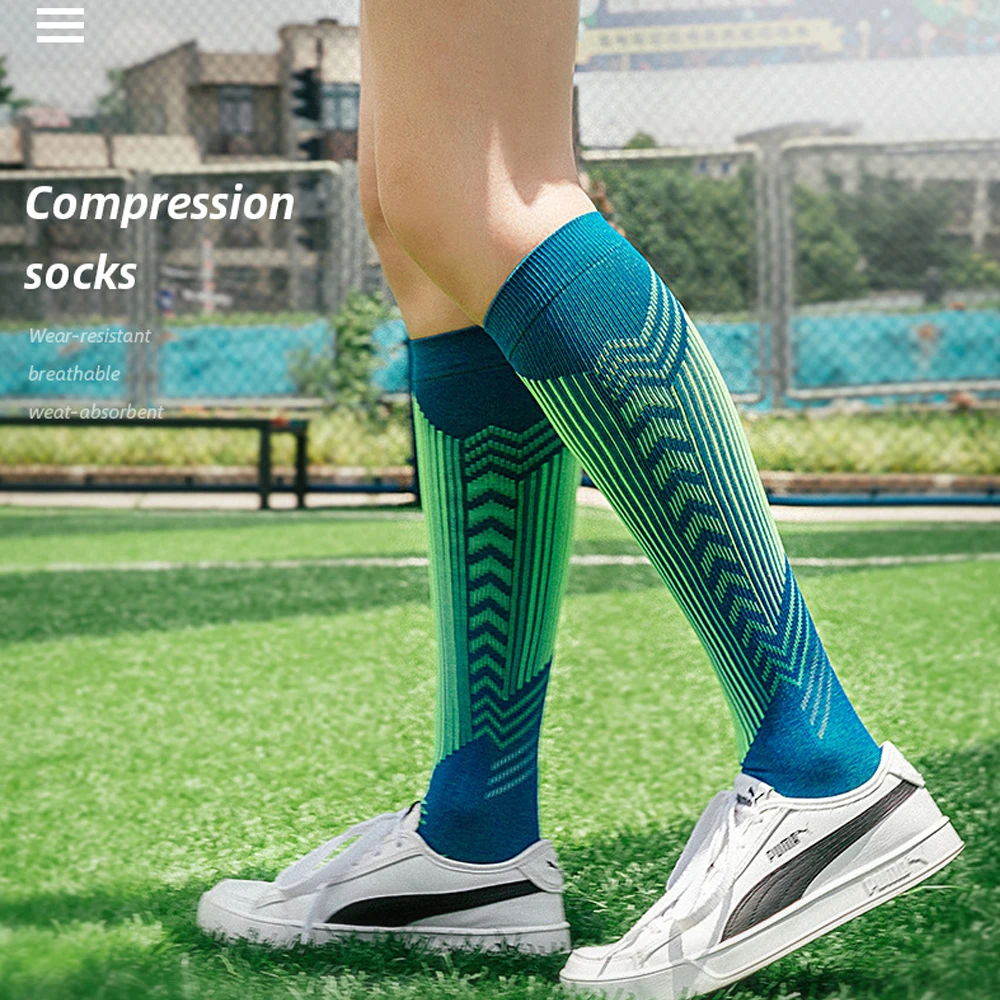 1Pair Compression Socks 15-20 MMHG Is Best Athletic for Men & Women Running Flight Travel Nurses Pregnant
