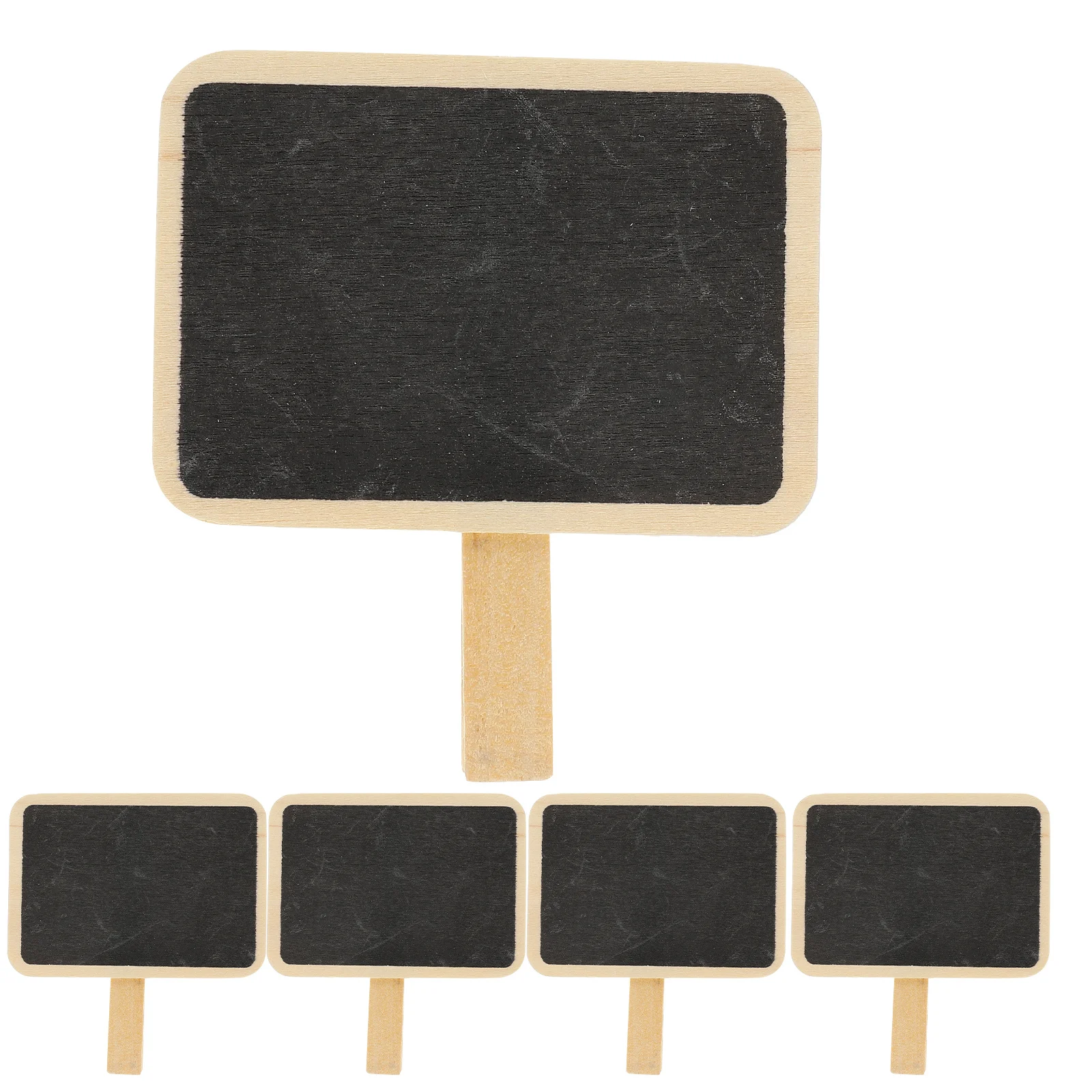 10 pçs quadro negro memo clipe jardim berçário etiquetas exibição de informações de alimentos clipe de quadro negro de madeira quadro de jardim