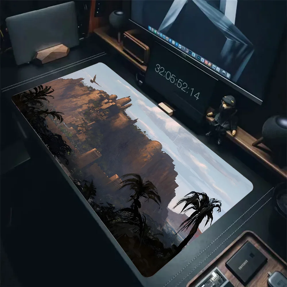 A-Assassin Creed Origins Mousepad Large Gaming Mouse Pad LockEdge Thickened Computer Keyboard Table Desk Mat