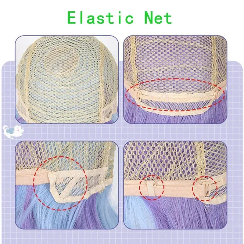 2025 11 مشروع Sekai Yoizaki Kanade تأثيري الاصطناعية رمادي أزرق طويل مستقيم أنيمي Coser لطيف فتاة شعر مستعار عالي الجودة #5