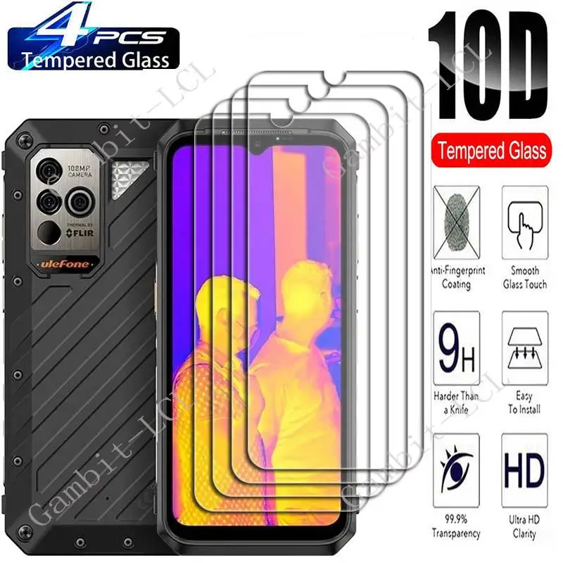 4PCS For Ulefone Power Armor 19T Screen Protective Tempered Glass On Armor19T 19 18 18T T Armor18 Armor19 Protection Cover Film