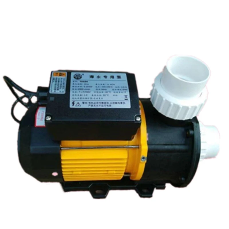 Sea Water Pump 1.2HP TDA Type Whirlpool Spa Hot Tub And Salt Water Aquaculture 220V Anti-corrosion Seawater Filter Pump 370W