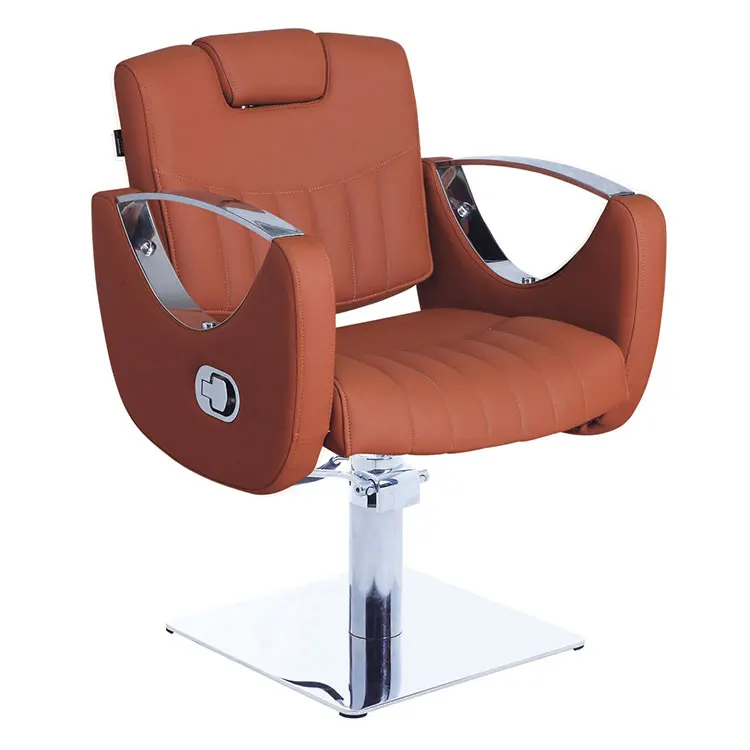 Reclining Rotatable Hairdressing Barber Chair for Salon Make Up Use