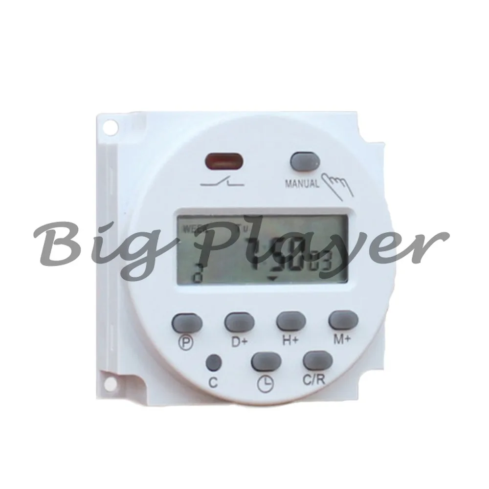 Timer Switch Digital LCD Power Supply Mini Programmable Time Switch Relay 8A to 16A