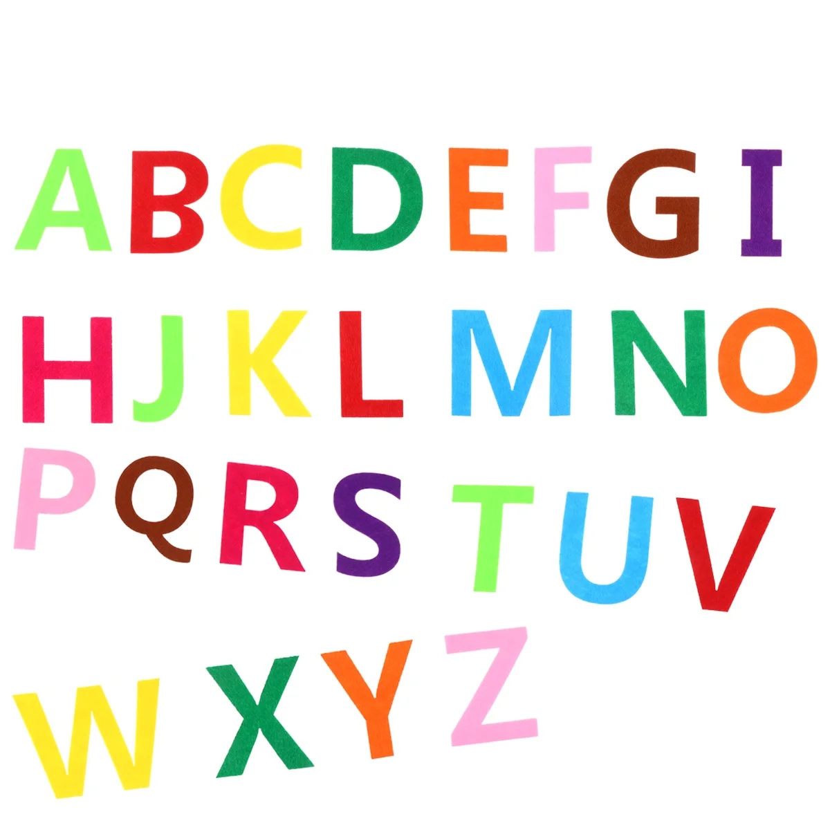 

50pcs Alphabet Decorations Felt Letters For Crafts Diy Scrapbooking Hair Bows Party Decoration Felt Abc Letters