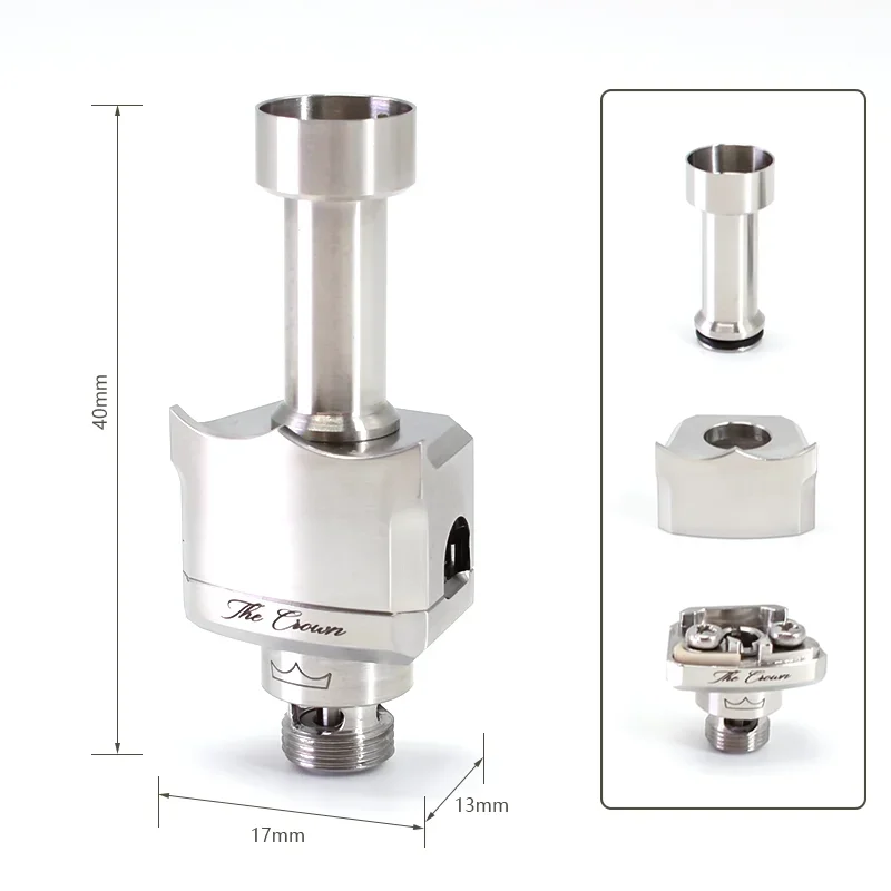 SXK Style Monarchy Mobb TC RBA Bridge MTL/DL Vape Tank 7 BB Mod Boro Tanks Vaper Atomizer replacement coil - gallery image 2