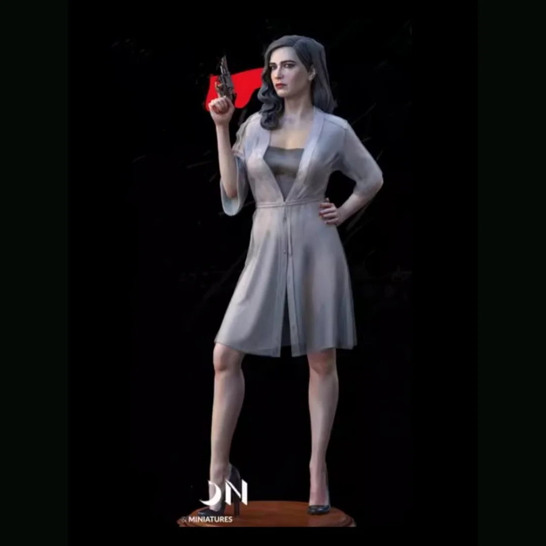 Resin Model Figure, 1/24 Scale Beauty Spies, GK, Unassembled and Unpainted Kit, 3D DIY Toy