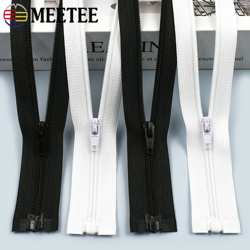 

10Pcs 3# 40-300cm Nylon Zippers Tape for Jacket Shoes Replace Zipper Garment Pocket Closure Zips Repair Kits Sewing Accessories