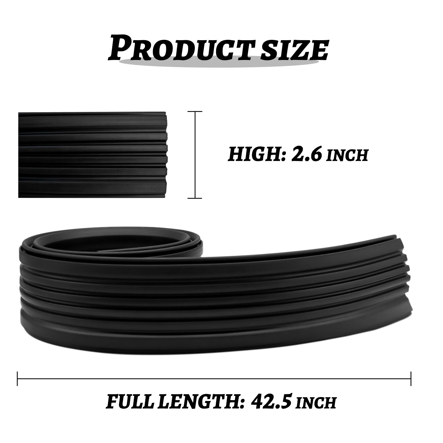 Golf Cart Rubber Floor Edge Guard Sill Protector, Anti-Collision Strip For Club Car DS 1997-UP#1013983 101347501