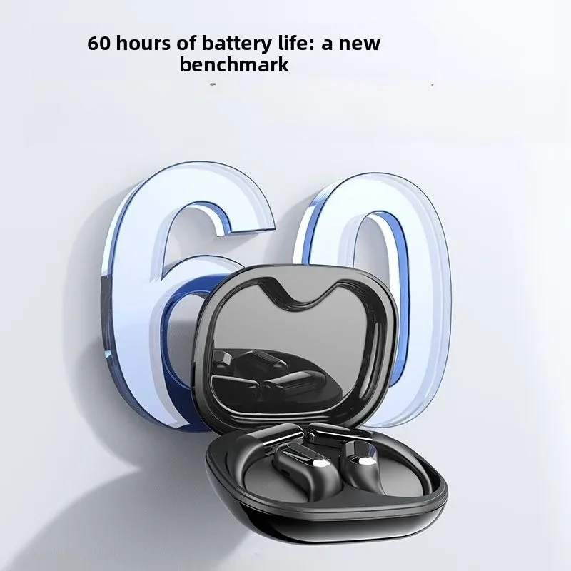 Wireless Bluetooth headset, ear-hanging Bluetooth headset with AI multi-language translation long battery life