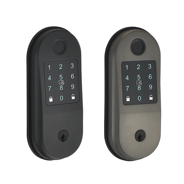High Security Smart Fingerprint Door Lock Keyless Entry Electronic Door Lock with Keypads Deadbolt Door Lock for Homes and Hotel