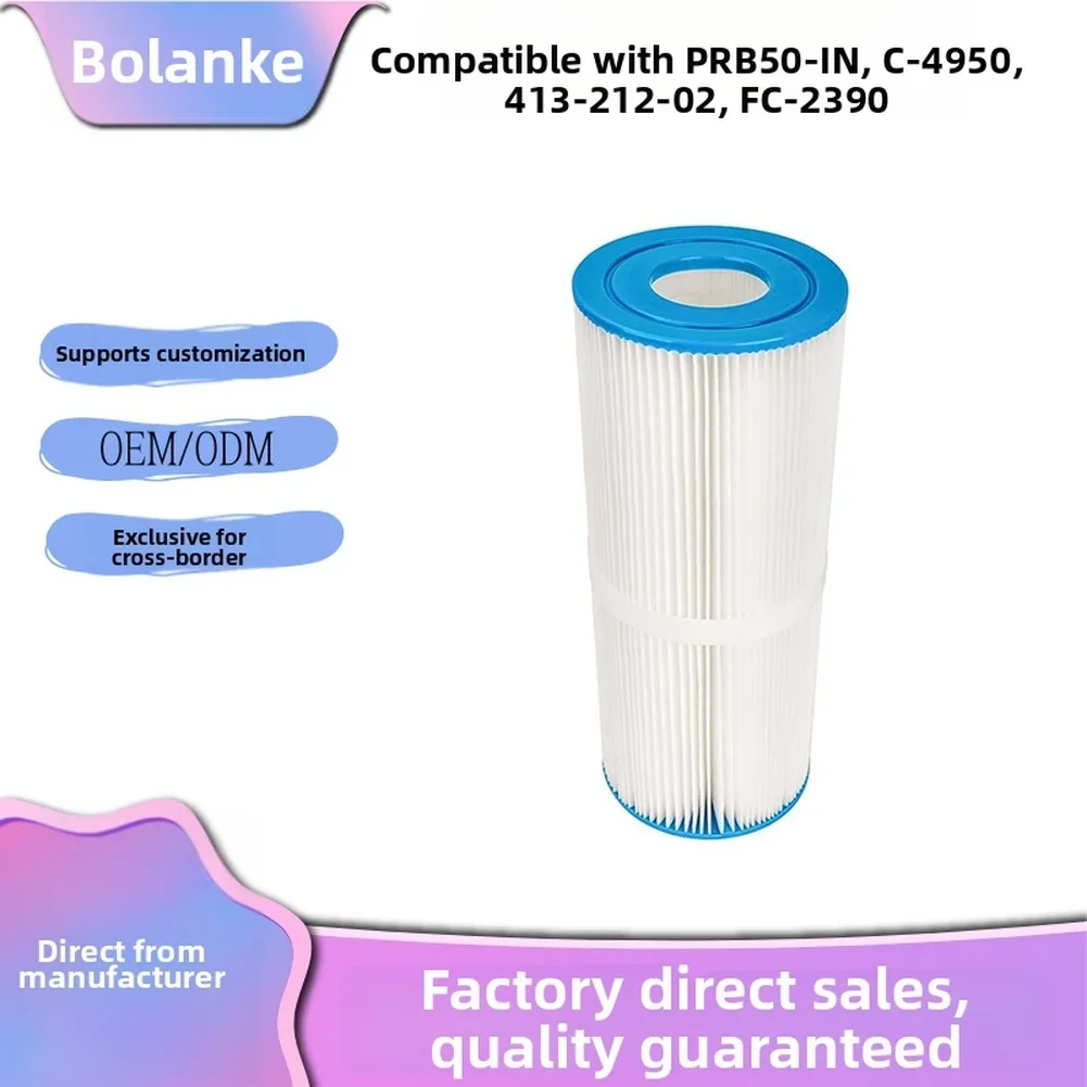 PRB50 IN Replacement Pool Filter Cartridge For Spa Water Purification System Filter For Spa Tub Element Filter Tub Swimming