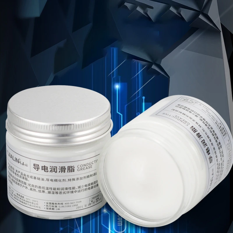

Бытовая техника, 1 шт., электрическая контактная смазка, 100 г, проводящая паста, композитная смазка для низкого значения сопротивления