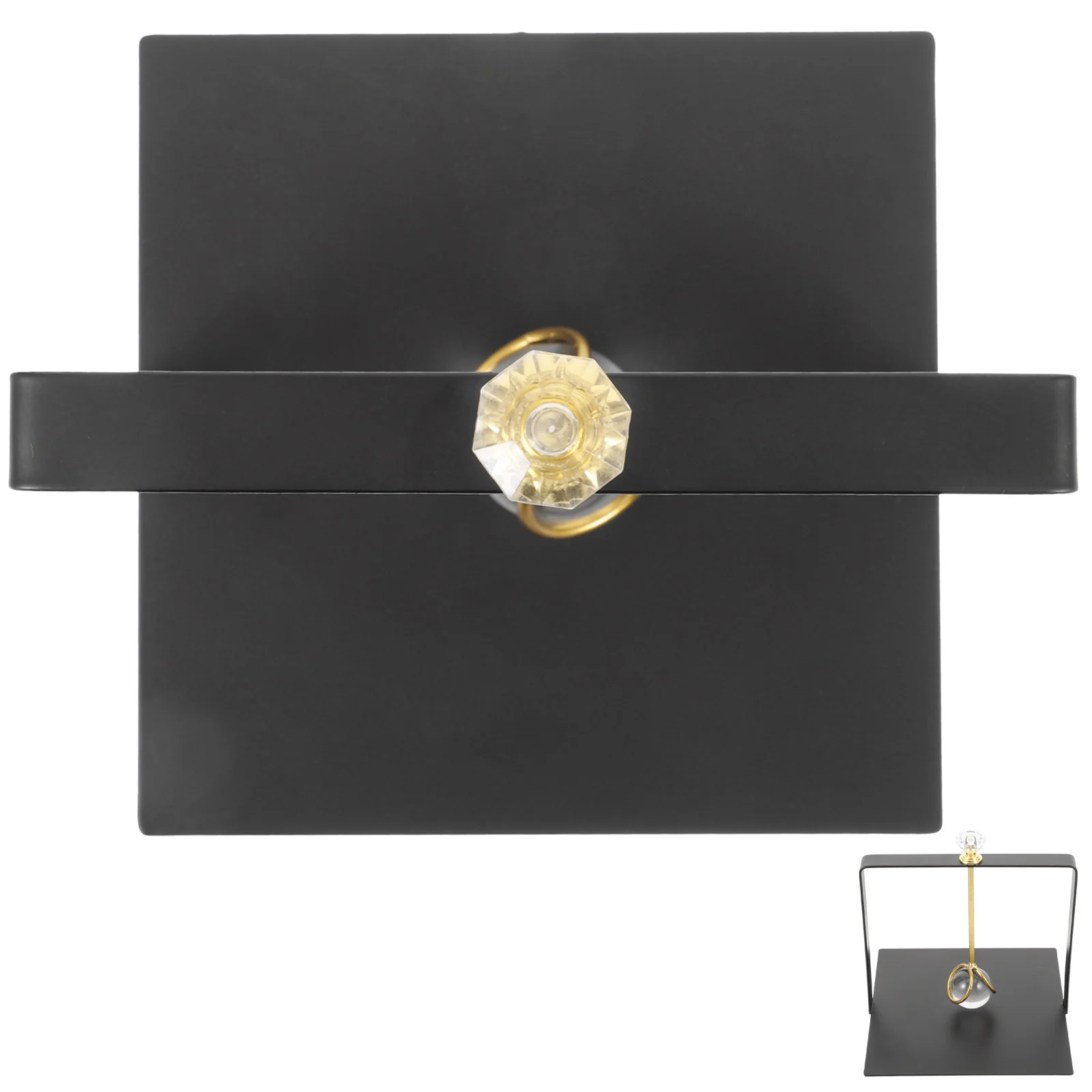 

Crystal Ball Metal Napkin Holder Freestanding Tabletop Tissue Dispenser Modern Style Kitchen Dining Room Decor