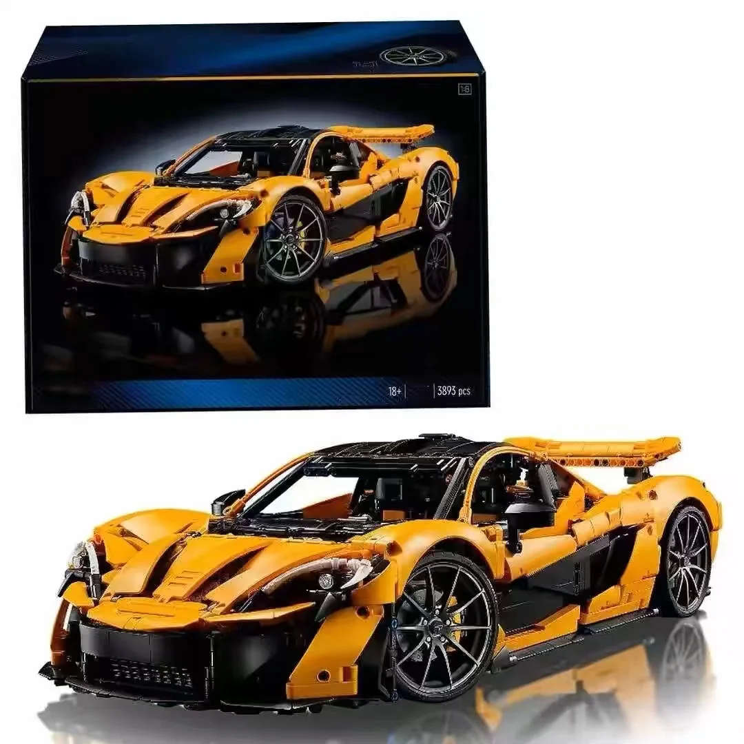 2024 New Technical 42172 P1 Super Racing Car Building Blocks 1:8 Model Super Sports Cars Bricks Toys For Adult 3893pcs