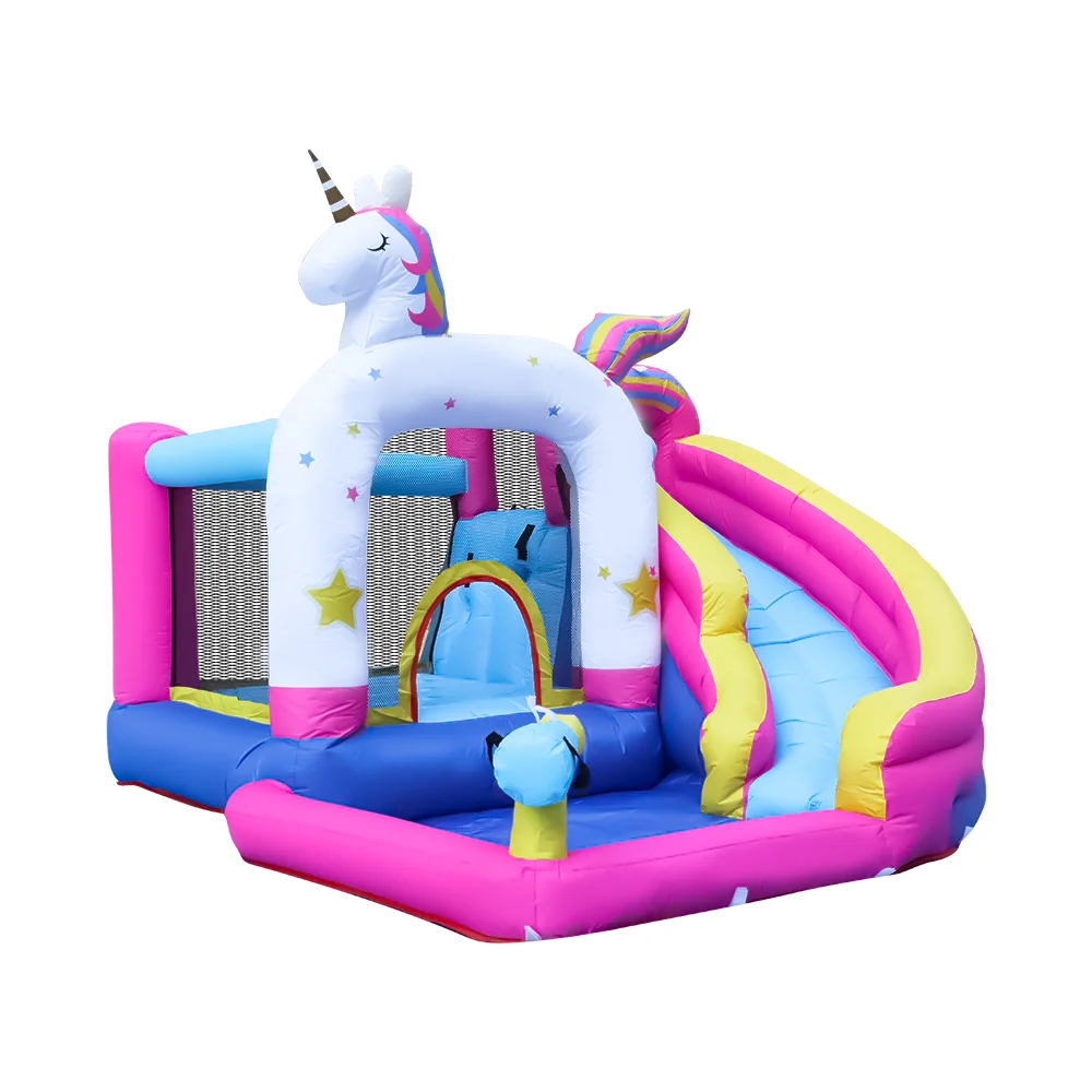 Factory Customized Unicorn Swimming Pool Inflatable Trampoline Bounce House Inflatable Castle Inflatable Jumping Castle