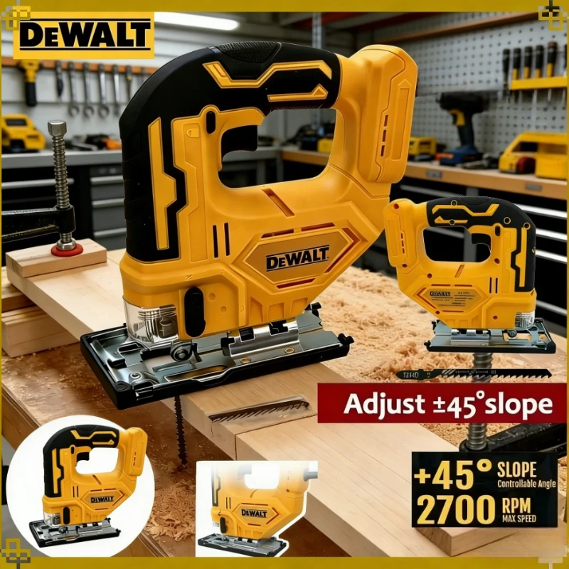 

Бесщеточная пила-лобзик Dewalt, аккумуляторная, 2700 об/мин, портативная, многофункциональная, регулируемая, для деревообработки
