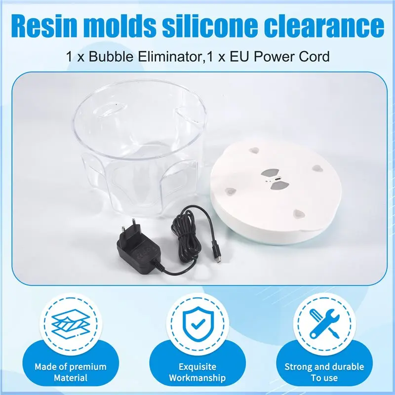 Superior AA63 Resin Bubble Remover Resin Bubble Remover Machine Vacuum Chamber Forresin Eu Plug