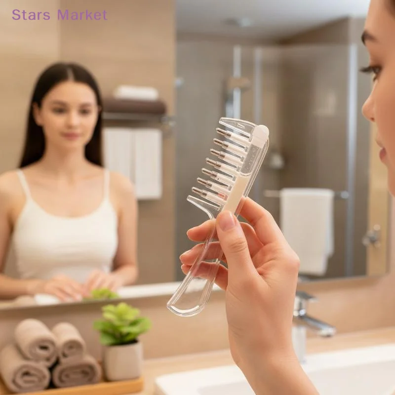 Hair Oil Applicator Scalp Massagers Liquid Comb Massage Comb Essential Oil Liquid Guiding Massager Anti Hair Loss, Hair Regrowth