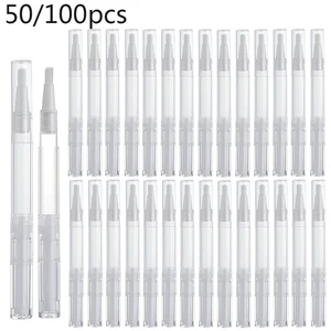 50/100pcs 3/5ml空のネイルオイルペン透明なツイストキューティクルオイルペン化粧品コンテナペンリップグロスチューブ卸売 12ベストセールスリップオイルコンテナ-6