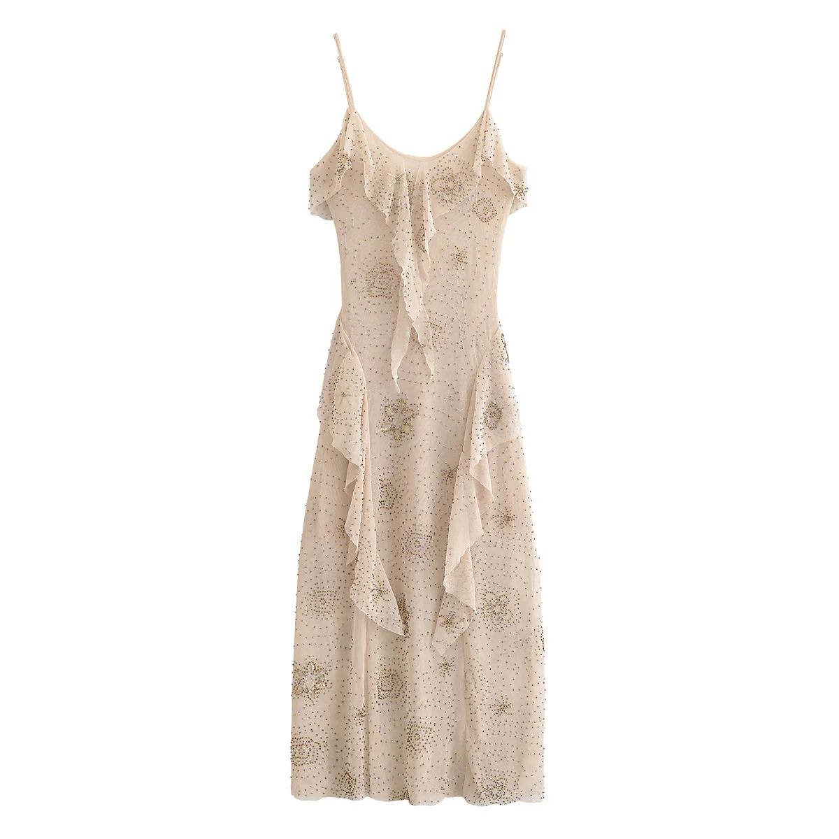 

Summer 2025 New Women's Clothing European And American Style Fashionable Printed Temperament Sleeveless Camisole Dress