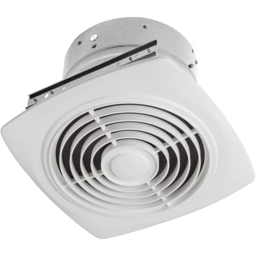 

505 Exhaust Fan White Vertical Discharge Ceiling Ventilation Fan 8.5 Sones 200 CFM 8