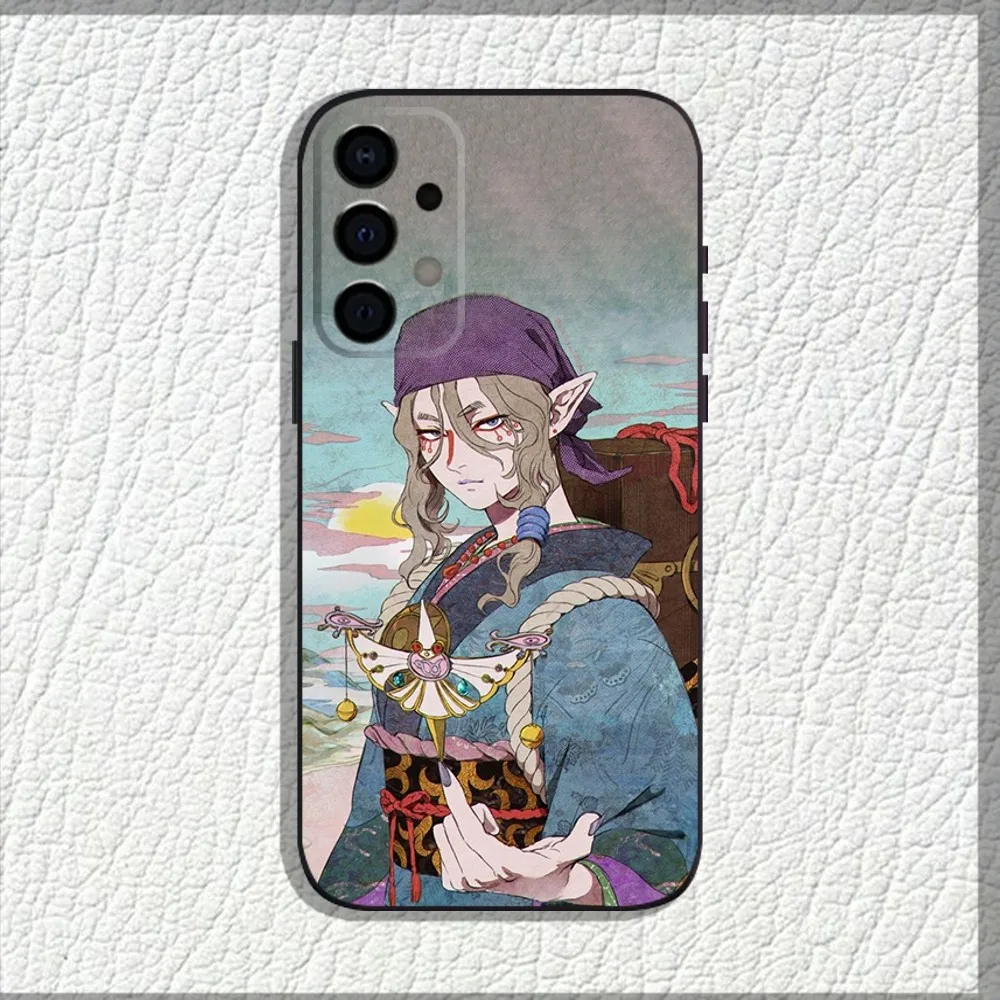 Mononoke Medicine seller Kusuriuri Phone Case For Samsung Galaxy A13,A21s,A22,A31,A32,A52,A53,A71,A80,A91 Soft Black Shell