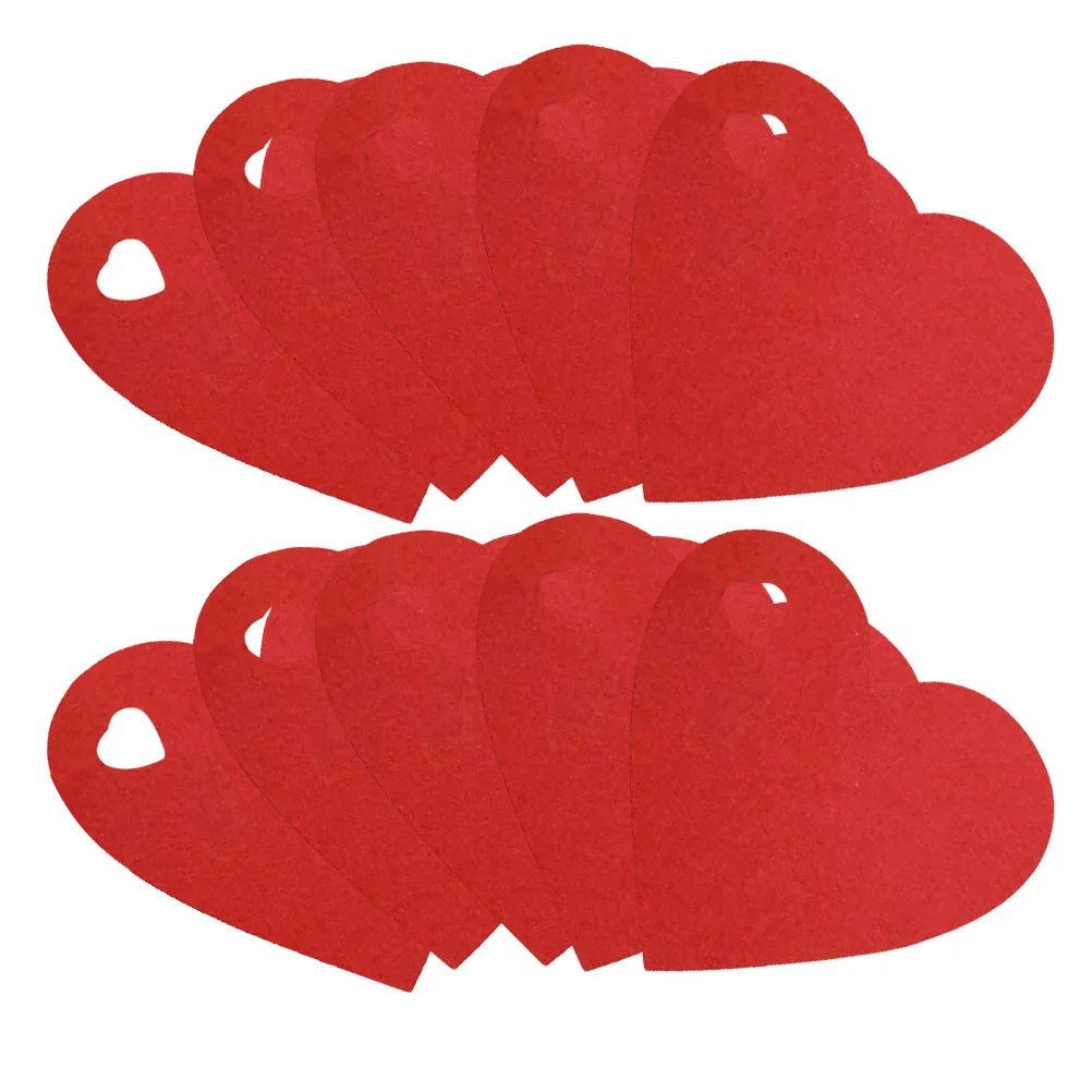 علامات عيد الحب للحقائب 200 قطعة ملصقات على شكل قلب أحمر علامات معلقة فارغة لتغليف الهدايا ديكور الحفلات مشاريع يدوية #1