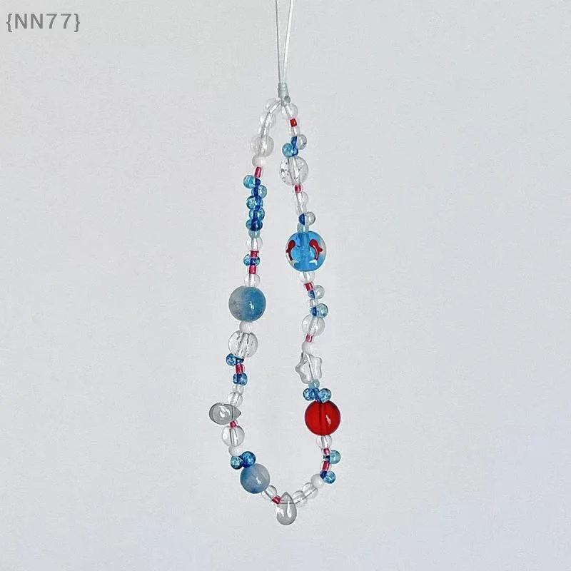 

【Ja】Y2K Aesthetic Phone Lanyard - Ins Style Beaded Chain Anti-Lost Strap, Bracelet & Keychain Pendant