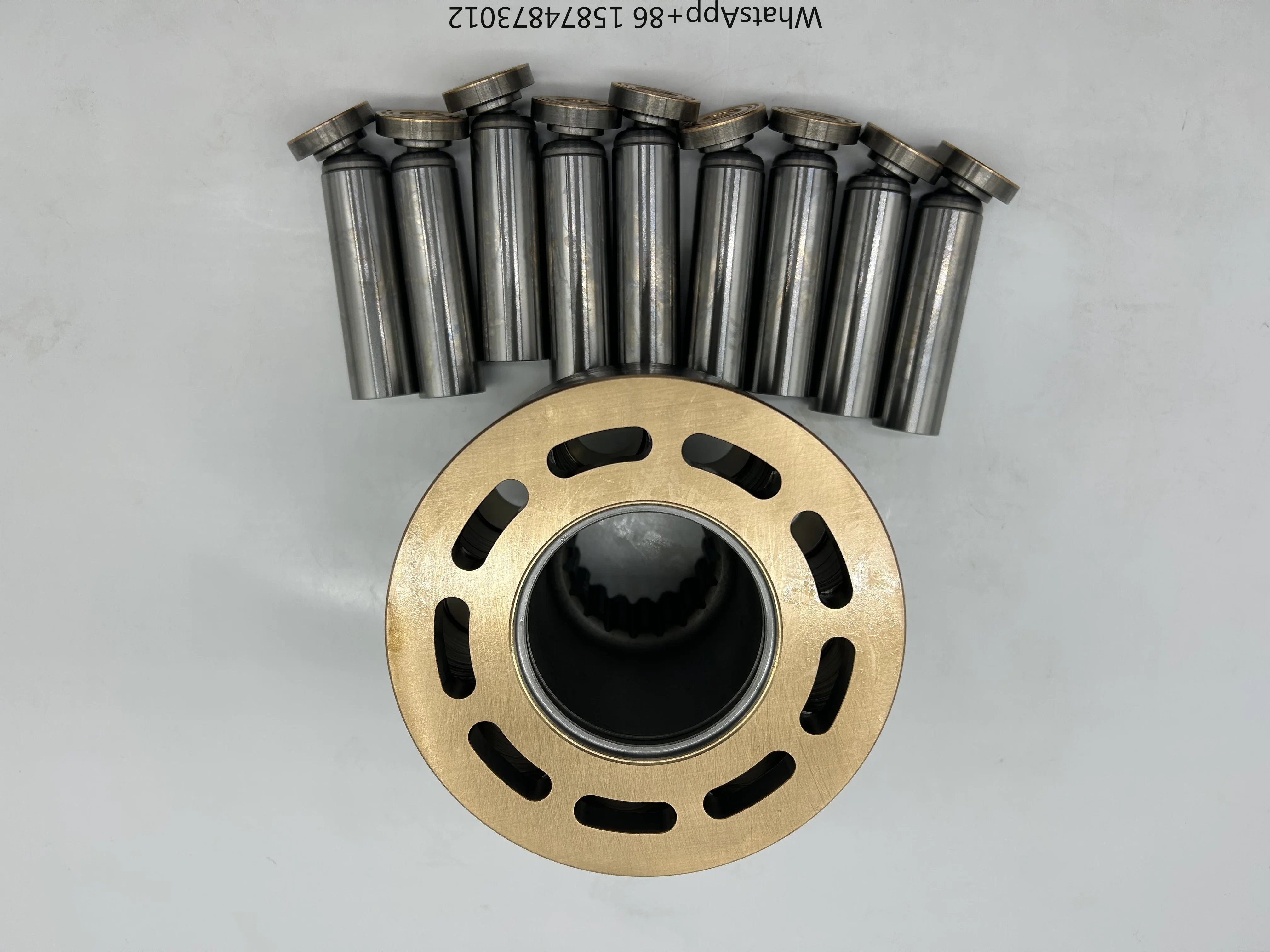 HMV210 Series Fittings Plunger Cylinder Block Hydraulic Oil Pump Parts Distribution Pan Refill Pump HMV210