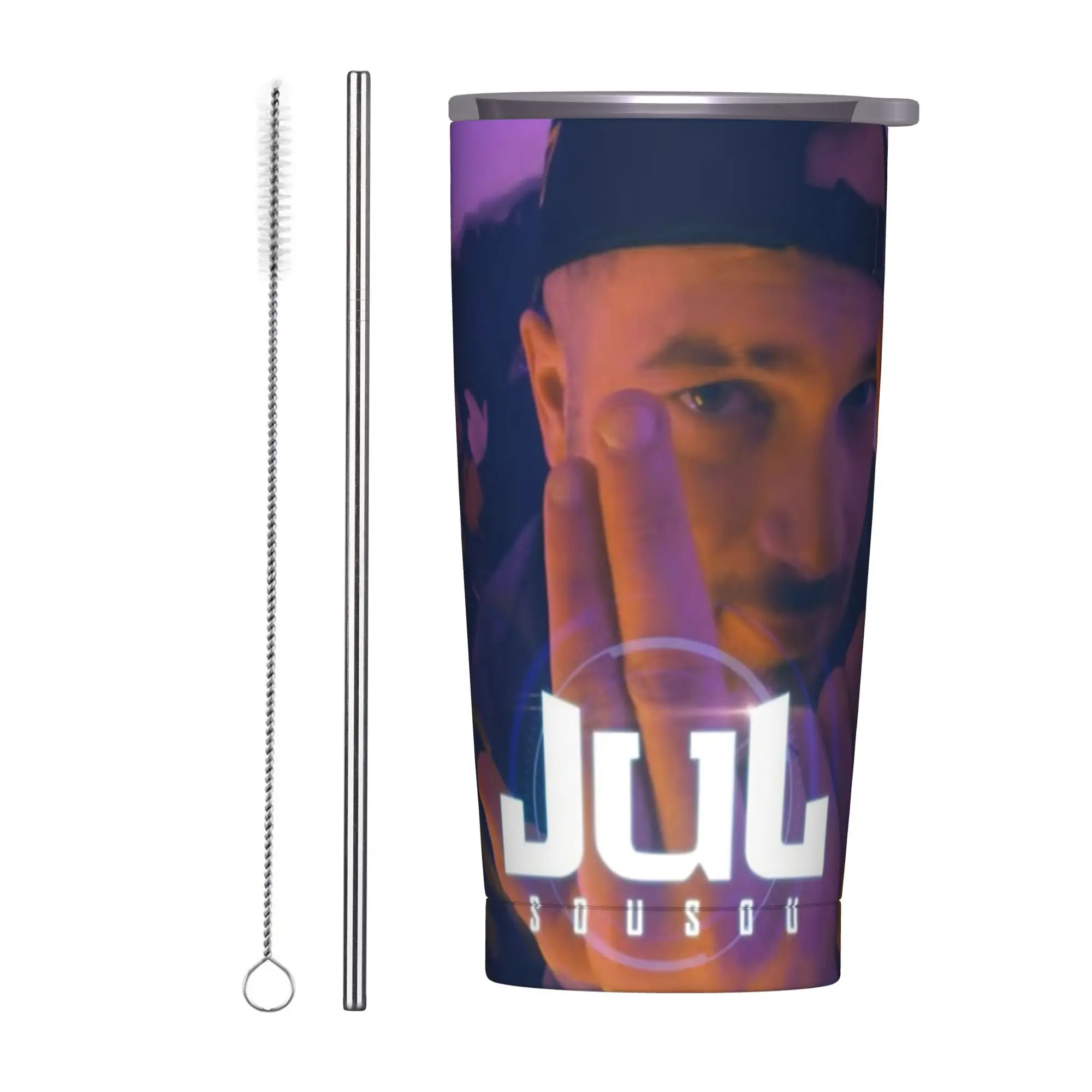 Stainless Steel Tumbler Jul Rapper Singer Thermal Mug  Insulated Cold and Hot Mugs Cup Camping Water Bottle