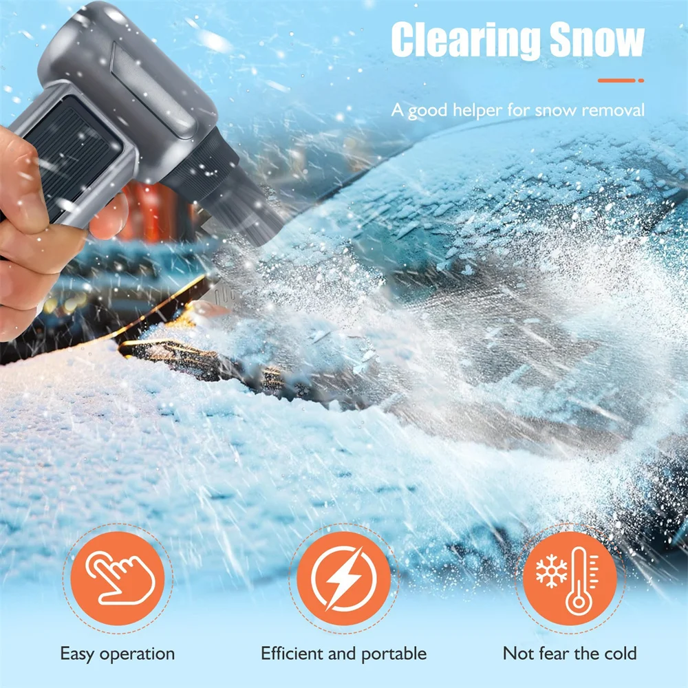 مروحة عنيفة 880000 دورة في الدقيقة/990000 دورة في الدقيقة منفاخ هواء قوي من النوع C شحن رياح قوية 52 متر/الثانية مروحة توربو بدون فرش مسدس هواء كهربائي