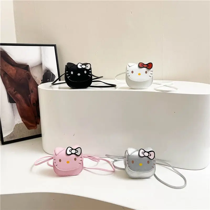 헬로 키티 만화 크리 에이 티브 미니 변경 저장 가방 귀여운 패션 다목적 의류 액세서리 크로스 바디 백 생일 선물