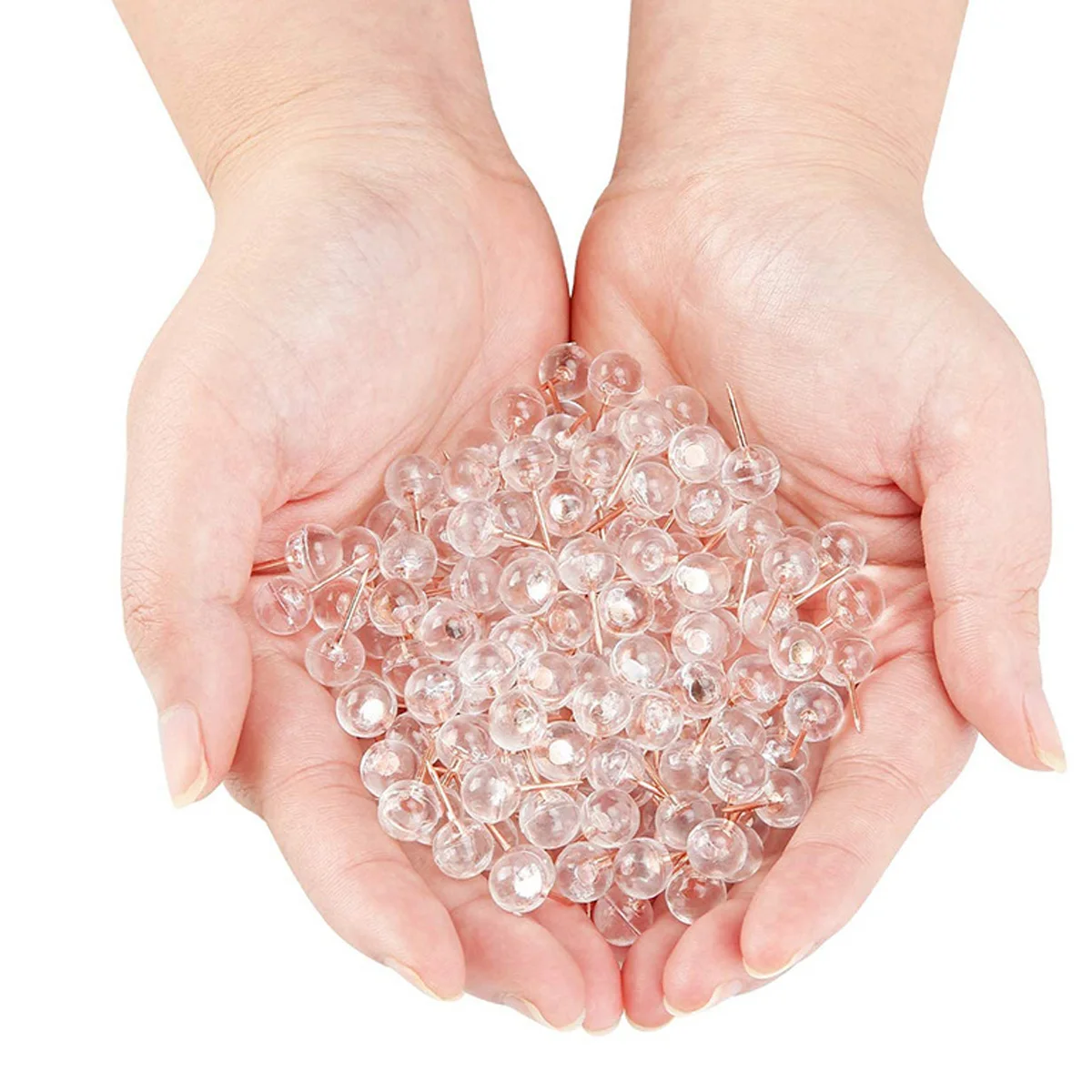 20 قطعة دبابيس ضغط كروية شفافة صديقة للبيئة صور جدار المسامير لتزيين بطاقة بريدية المنزل مكتب المدرسة لوحة الإعلانات