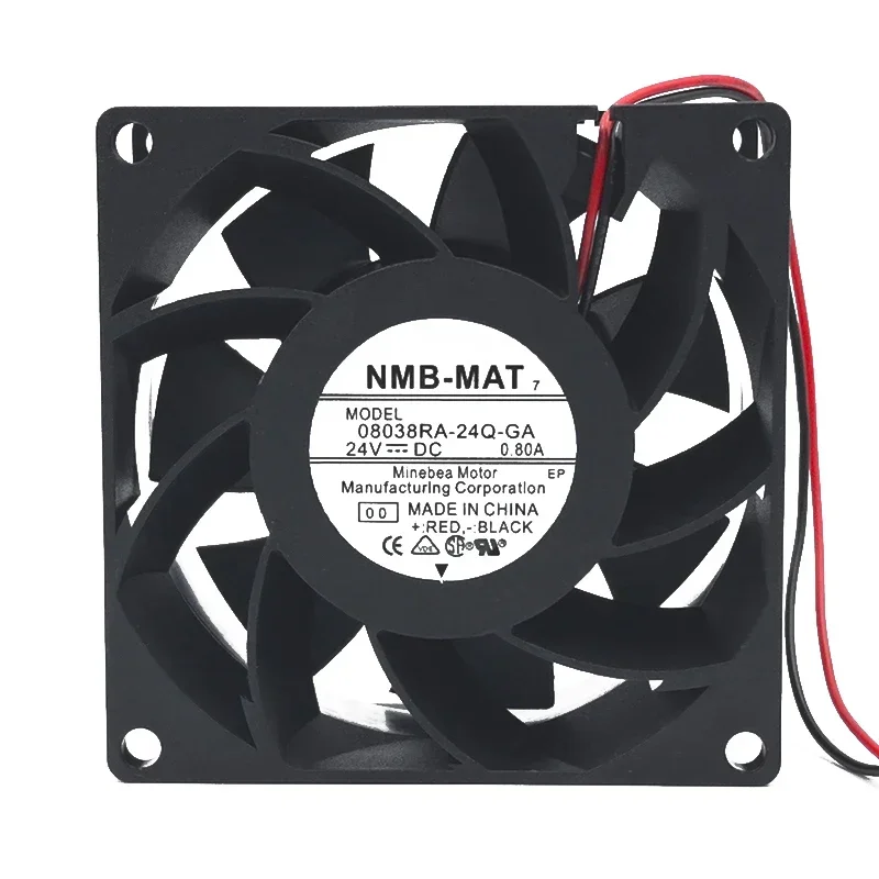 80*80*38MM 08038RA-24Q-GA 24V 0.80A 8038 8CM Inverter Large Air Volume Cooling Fan