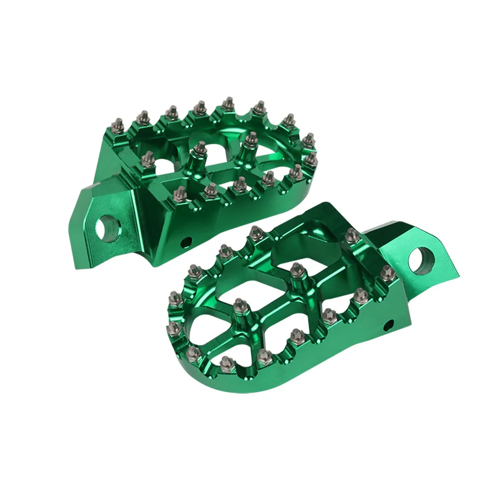 For KAWASAKI KDX200 KDX220 KDX250 KX125 KX250 KX500 KDX 220 250 KX 125 Dirt Bike Motorcycle Foot Pegs Footpeg Pedals FootRest