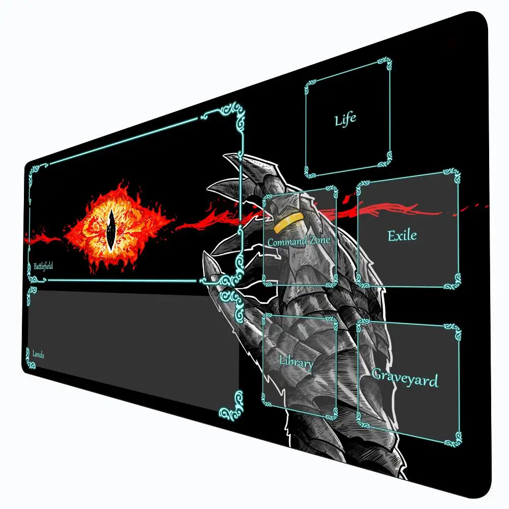 

Игровой коврик Magic Card с зоной Red Devil's Eye, аниме mtg, игровой коврик, настольный коврик Commander Playmat, подходящий для игровых сборов