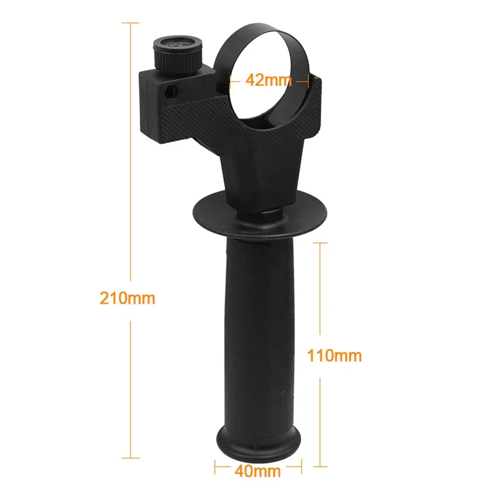 Brand New Front Handle 1 Pcs Wear-resistant Workshop Equipment Anti-rust Power Tools Black For Bosch 20/26handle
