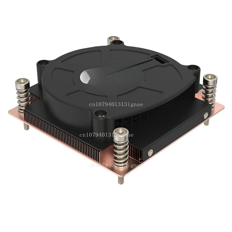 V12 new 1U ultra-thin VC soaking plate server full copper bottom 1700 1200 115X side blow turbo fan