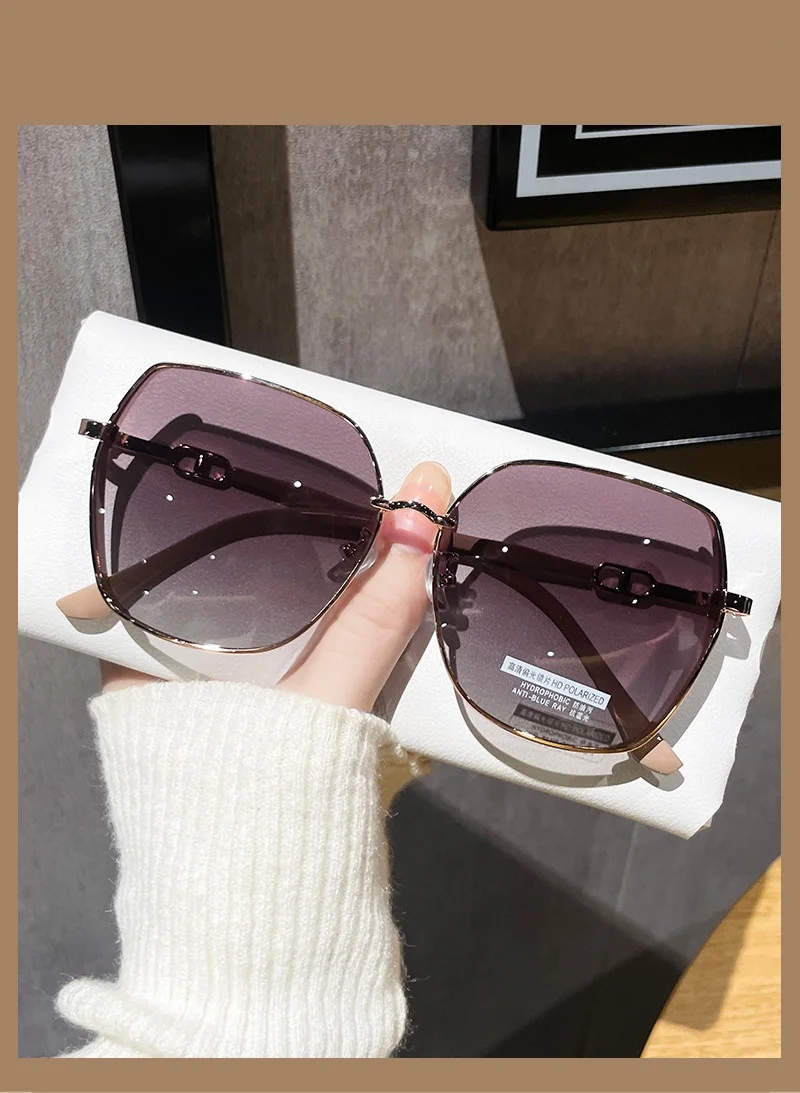 Luxuriöse polarisierte Sonnenbrille für Damen – Hochwertige, leichte DS-3134 im neuen Stil – Modisches Augenschutz-Accessoire – Detail 2