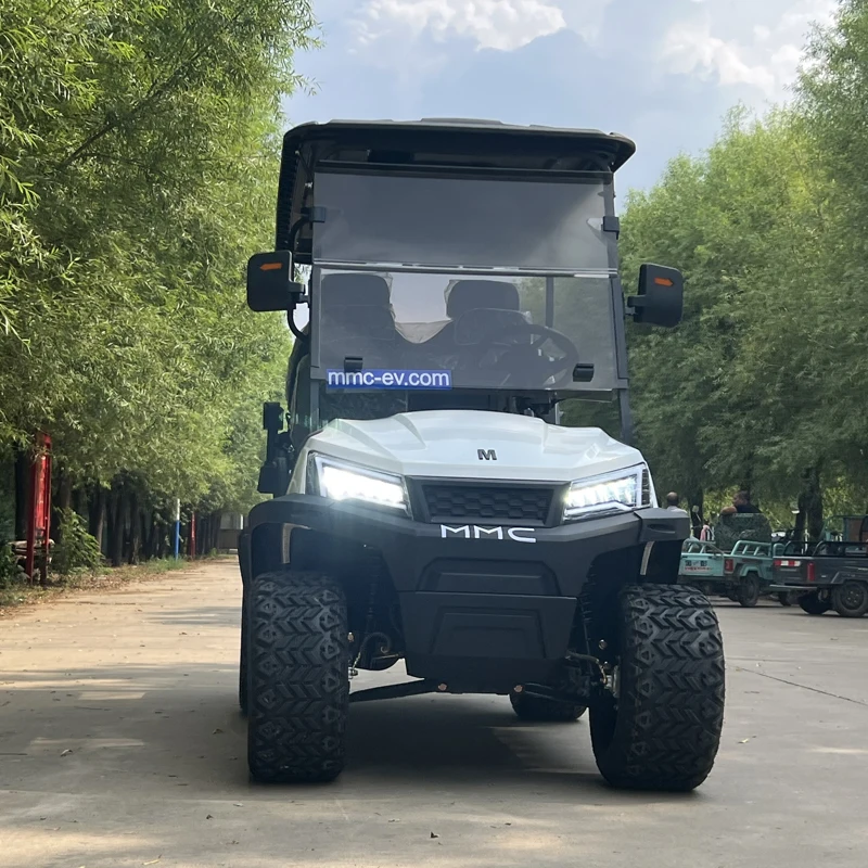 New Lifted Lithium Battery Cheap Off Road Golf Hunting Carts Street Legal Golf Scooter Solar Panels 4 Seater Electric Golf Cart