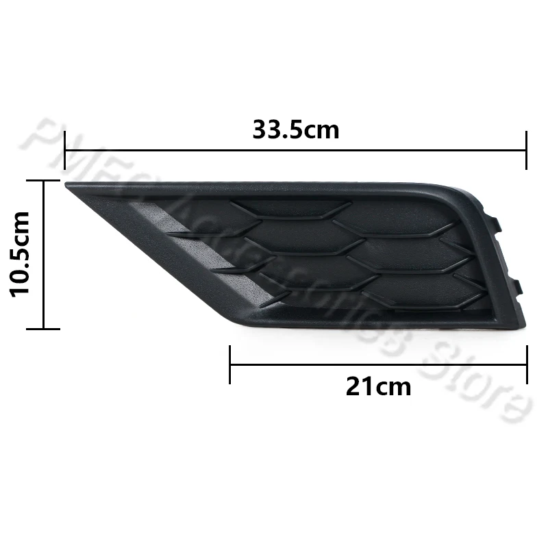 Car Fog Light Shell Grille Fog Lamp Cover Foglamp Grilles For Volkswagen VW Tiguan MK2 2017 2018 2019-2021 5NG853666C 5NG853665C