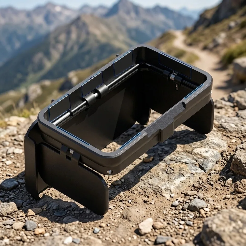 Magnetic Sun Hood For DJI Pocket 34 Lightweight Screen Sunshade Hood For Action Camera Enhance Visibility & Reduce Glare