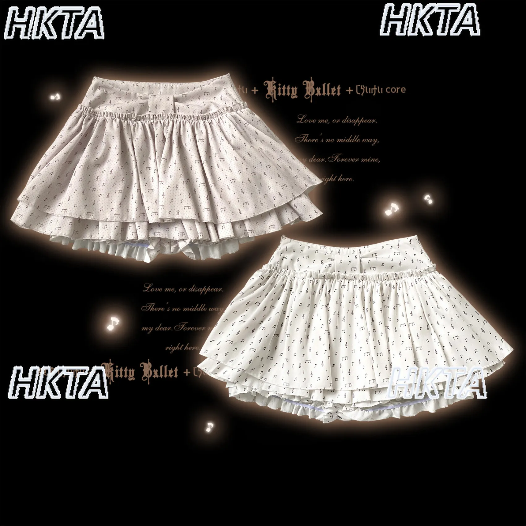 Japanese 2026 Summer New Print Ruffle Edge Sweet Cute Cake Culottes A Line Mini Skirt Pleated Casual Versatile White Skirt Women
